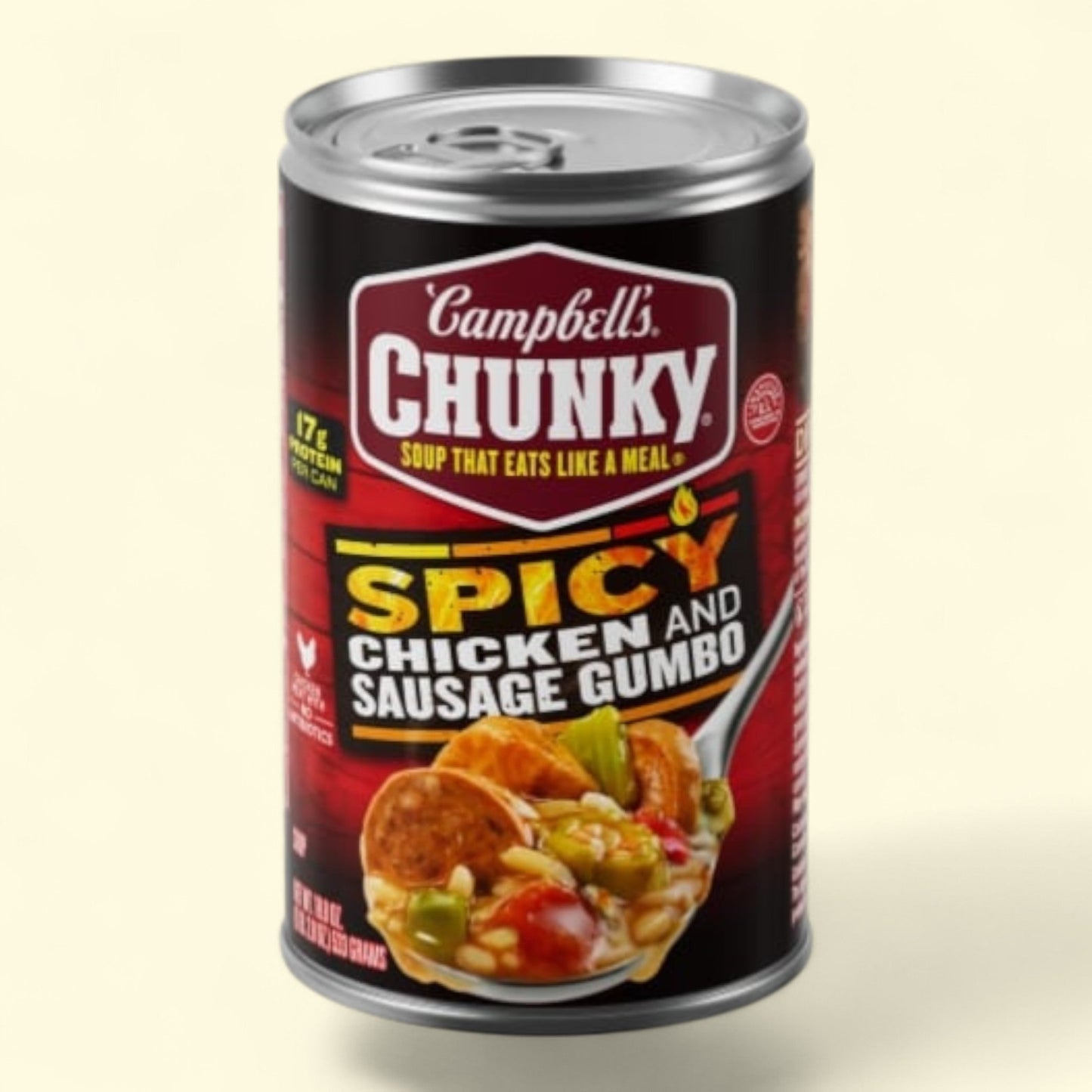 Campbell's Chunky Spicy Chicken & Sausage Gumbo Soup, 18.8 oz
