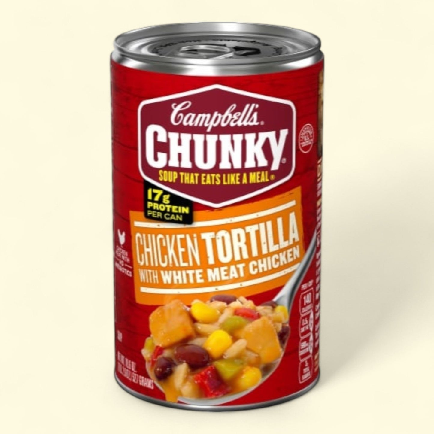 Campbell's Chunky Soup, Chicken Tortilla Soup with Grilled White Meat Chicken, 18.8 oz.