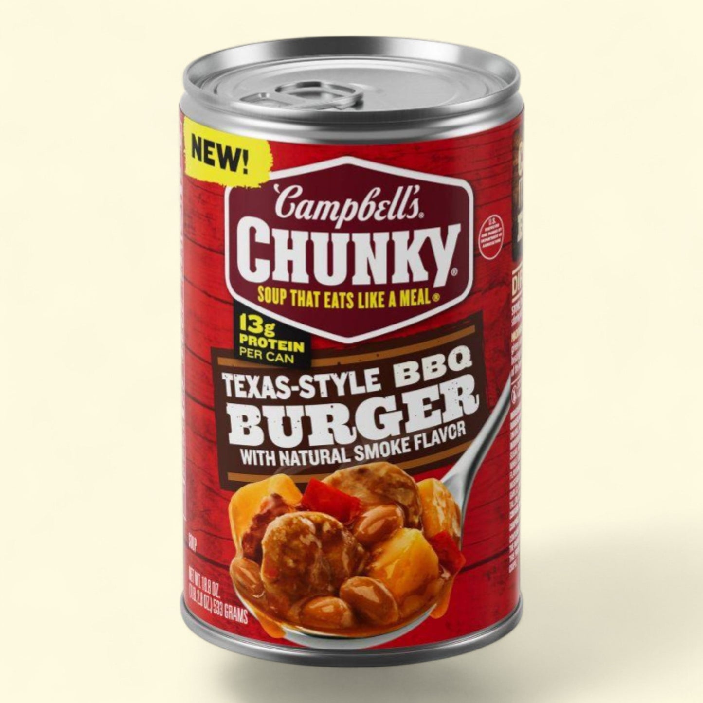 Campbell's Chunky BBQ Burger Soup, 18.8oz