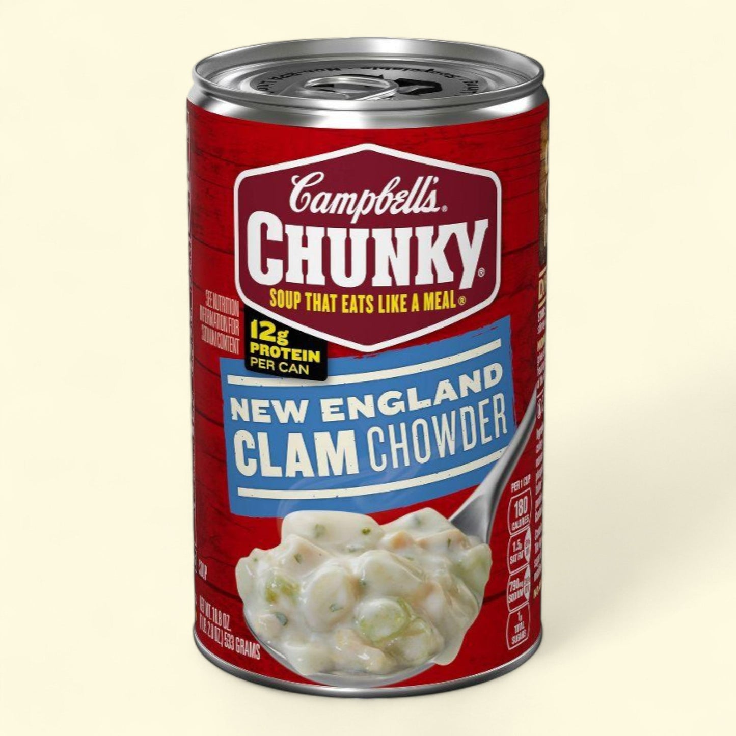 Campbell's Chunky Clam Chowder Soup, 18.8oz