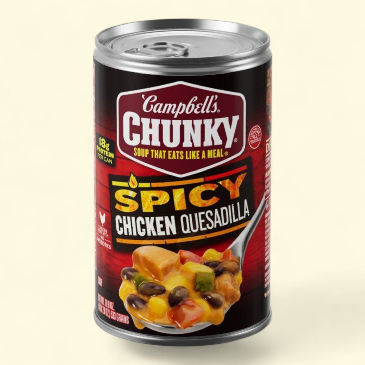Campbell's Chunky Spicy Chicken Quesadilla Soup, 18.8oz — authentic US product shipped worldwide by Treatspree