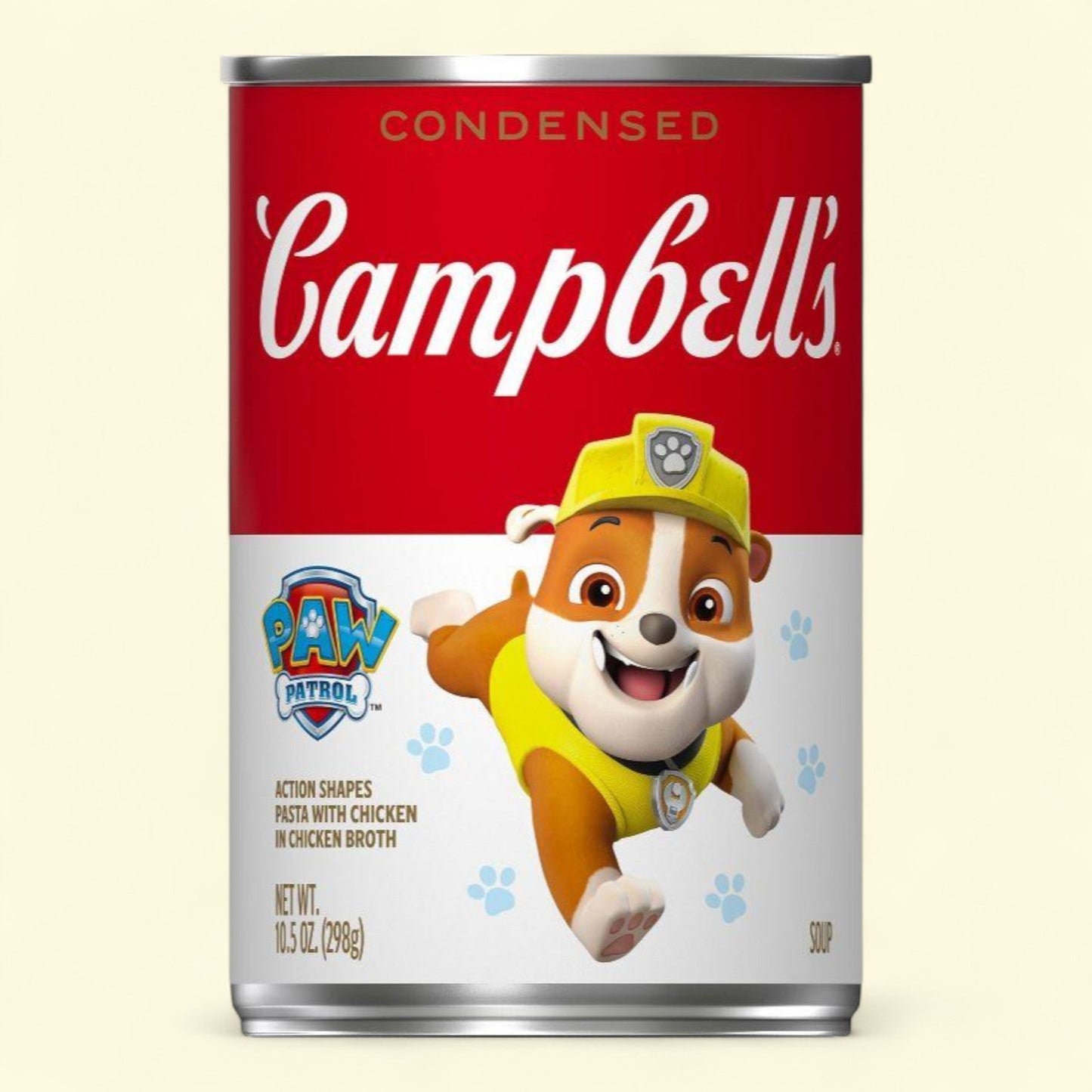 Campbell's PAW Patrol Action Shapes Pasta & Chicken Soup, 10.5oz — authentic US product shipped worldwide by Treatspree