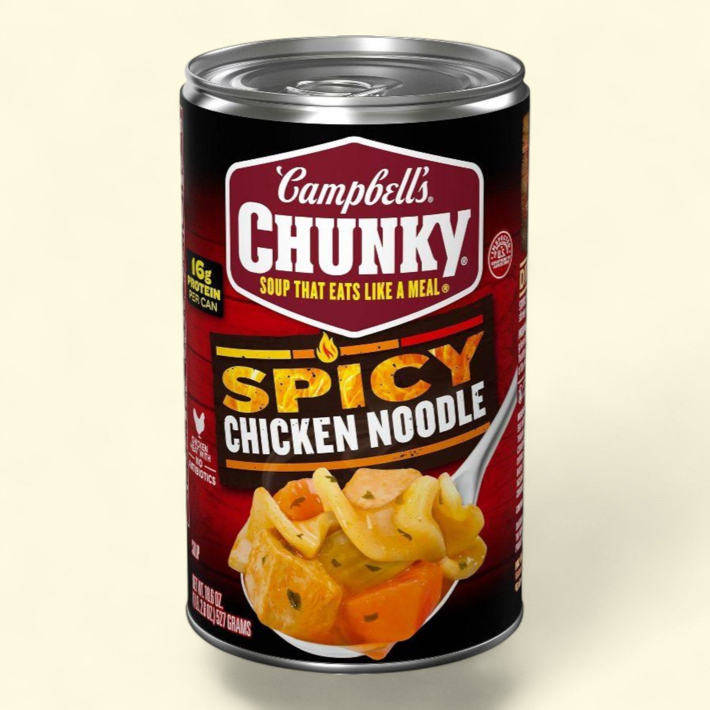 Campbell's Chunky Spicy Chicken Noodle Soup, 18.6oz