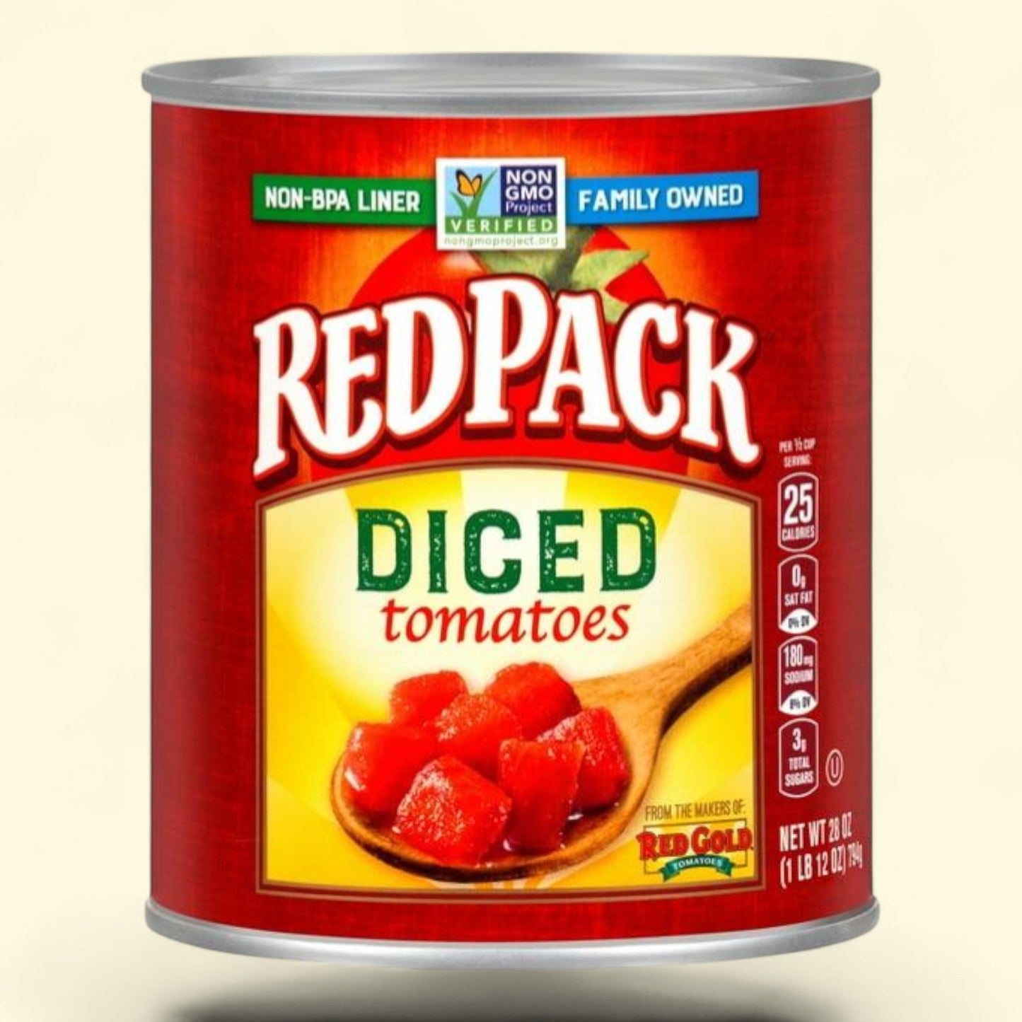 Redpack Diced Tomatoes, 28 oz. — authentic US product shipped worldwide by Treatspree