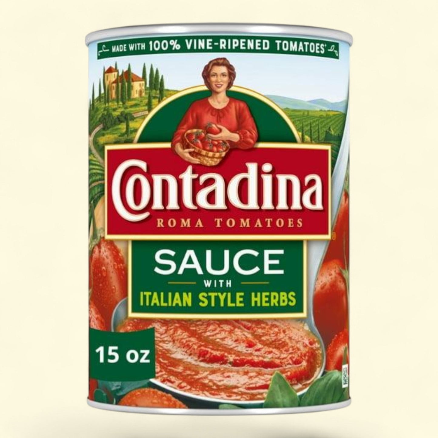 Contadina Tomato Sauce With Italian Herbs, 15 oz Can — authentic US product shipped worldwide by Treatspree