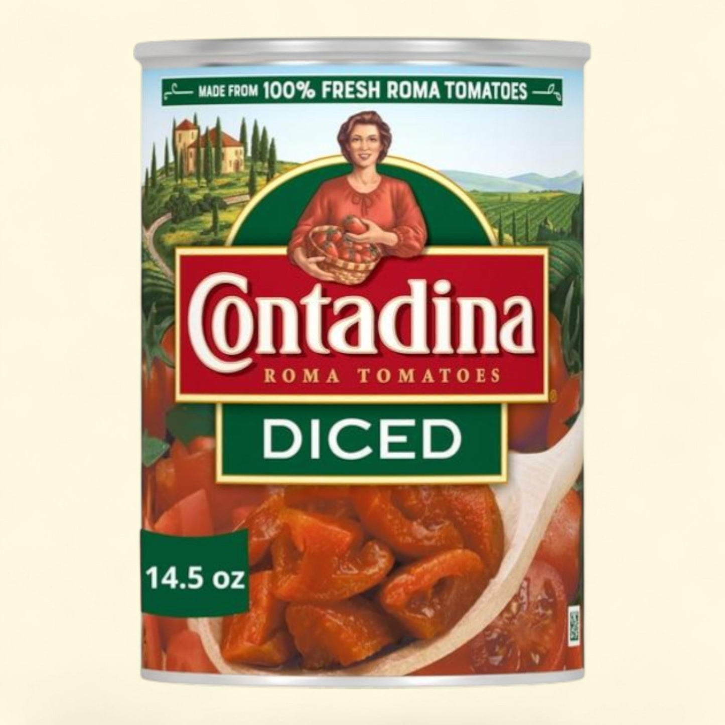 Contadina Diced Tomatoes, 14.5 oz Can — authentic US product shipped worldwide by Treatspree