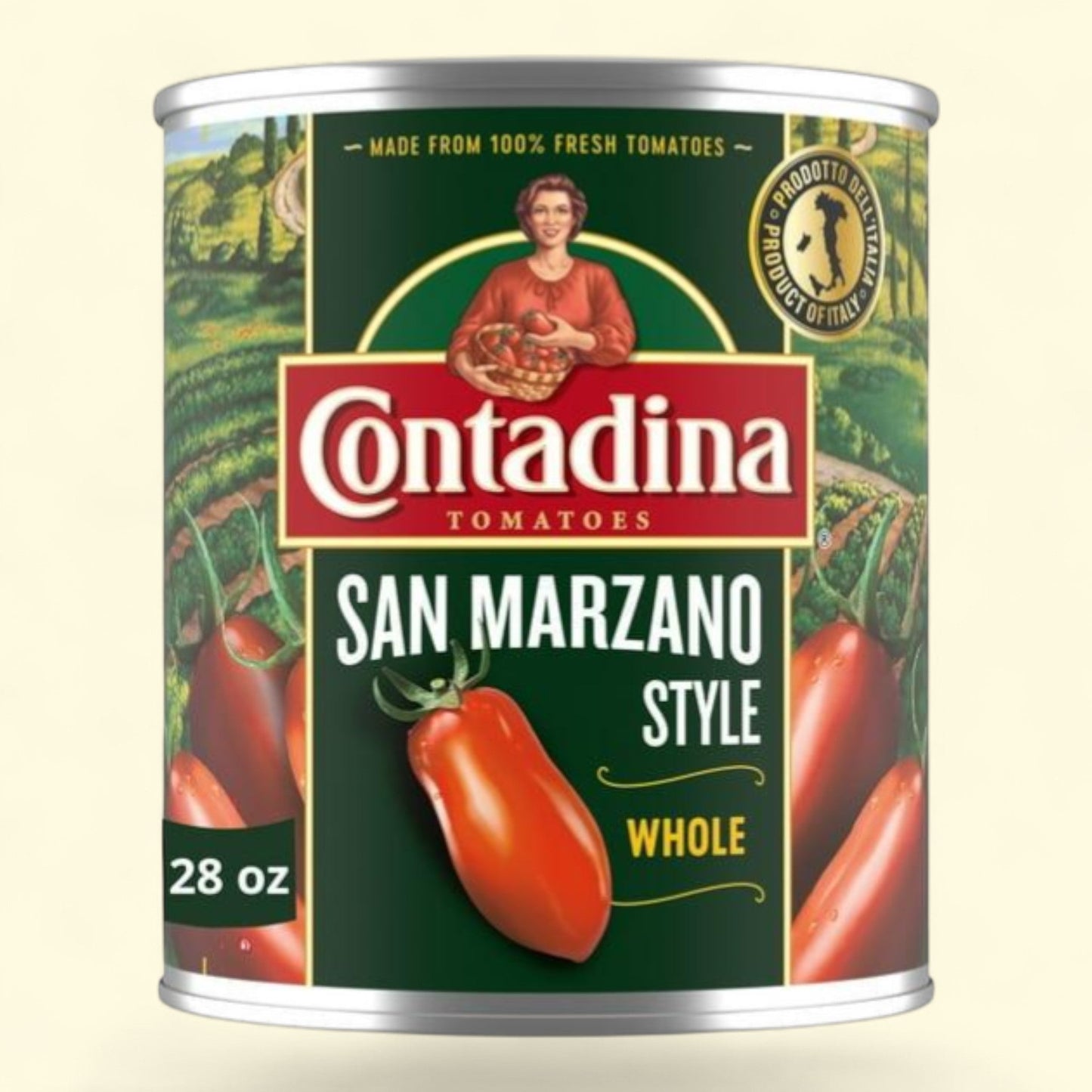 Contadina Whole Tomatoes, 28 oz Can — authentic US product shipped worldwide by Treatspree
