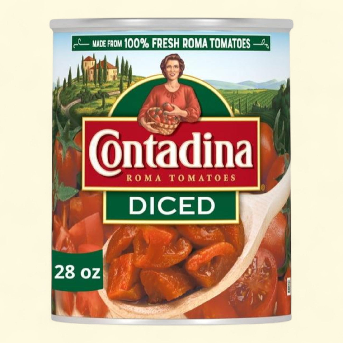 Contadina Diced Tomatoes, 28 oz — authentic US product shipped worldwide by Treatspree