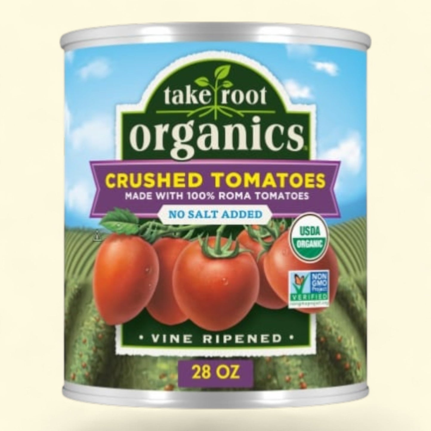 Take root organics crushed tomatoes with tomato