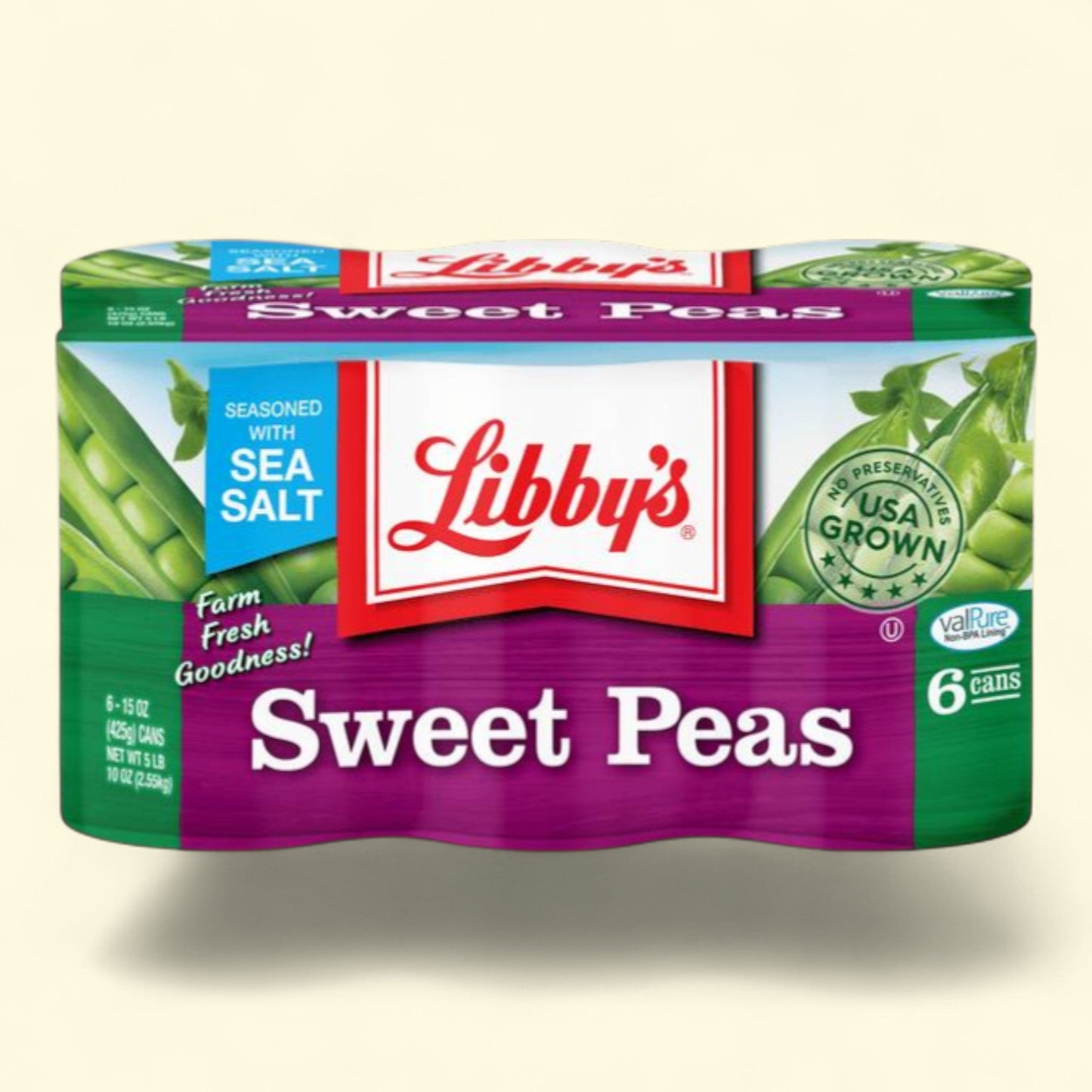 Libby's Sweet Peas, 15 oz, 6 count