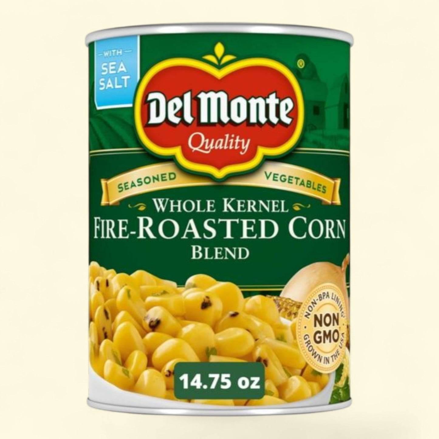 Del Monte Fire Roasted Whole Kernel Corn, 14.75 oz Can