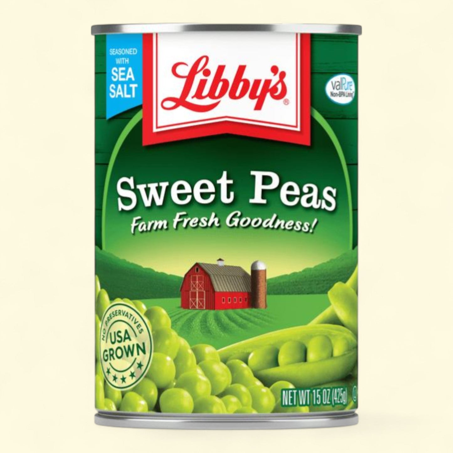 Libby's Sweet Green Peas, 15 Oz