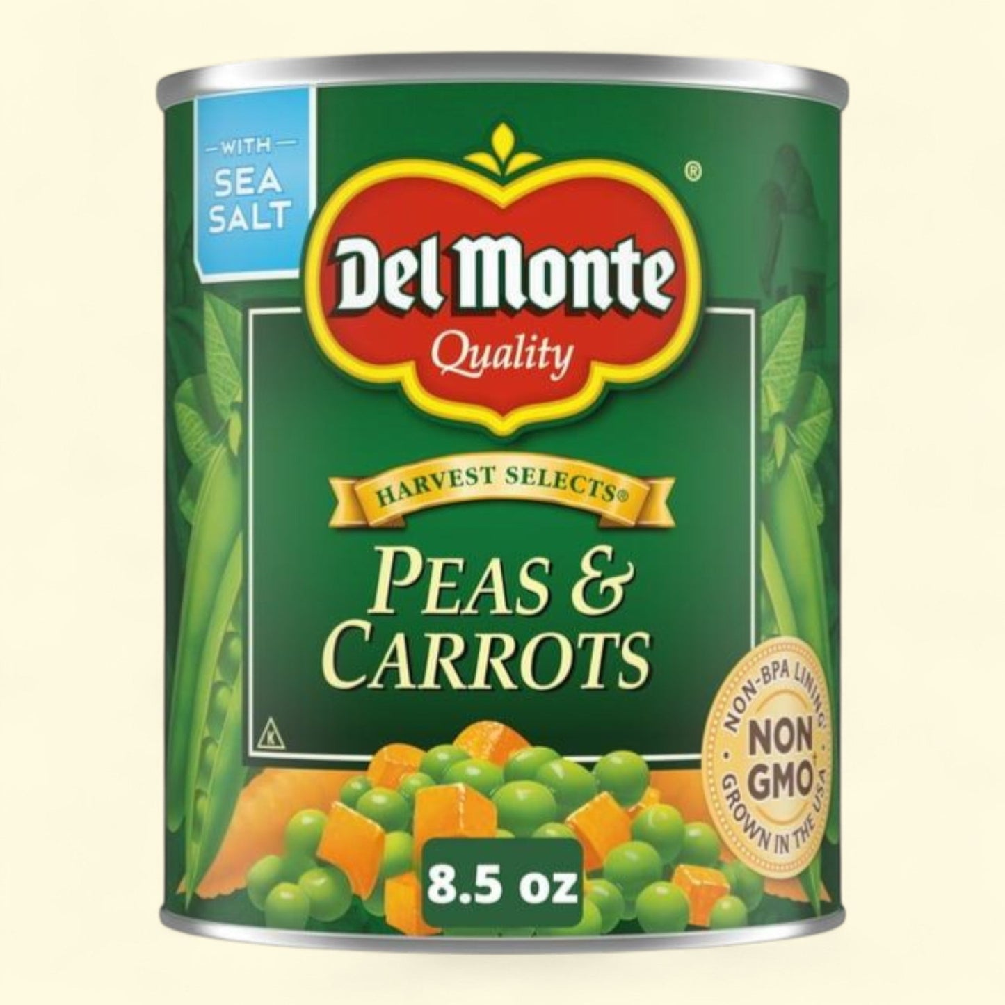 Del Monte Peas & Carrots, 8.5 oz Can
