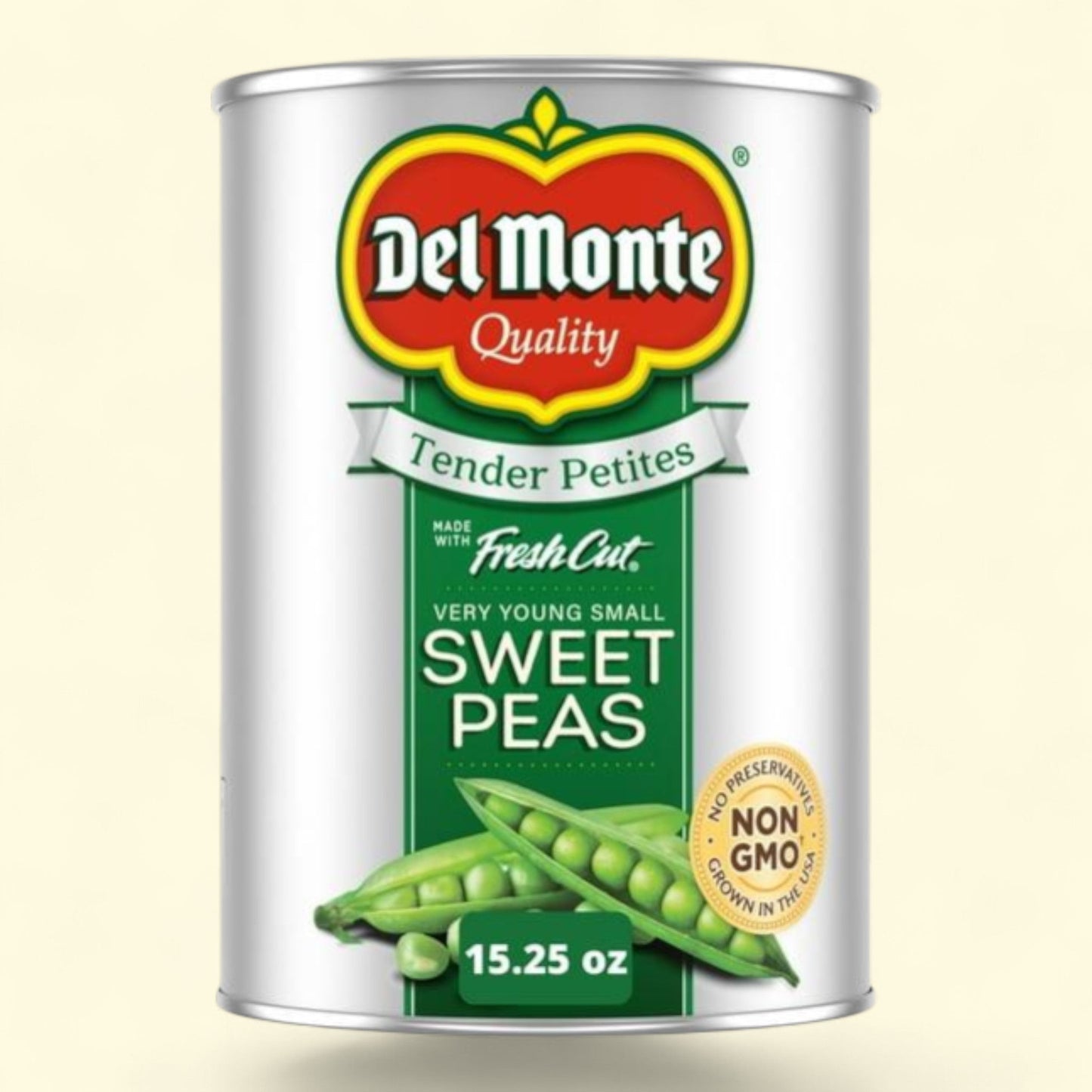 Del Monte Very Young Small Sweet Peas 15.25 oz Can