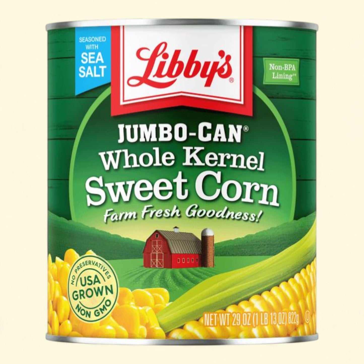 Libby's Whole Kernel Sweet Corn, 29 oz