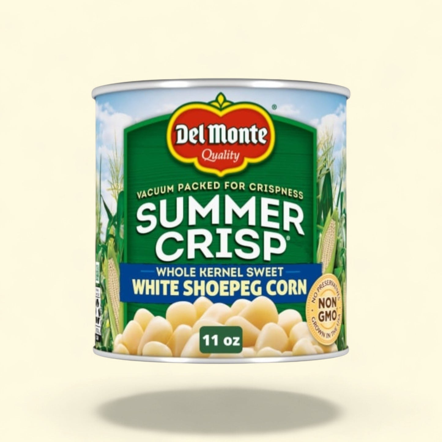 Del Monte Summer Crisp White Shoepeg Corn, 11 oz — authentic US product shipped worldwide by Treatspree