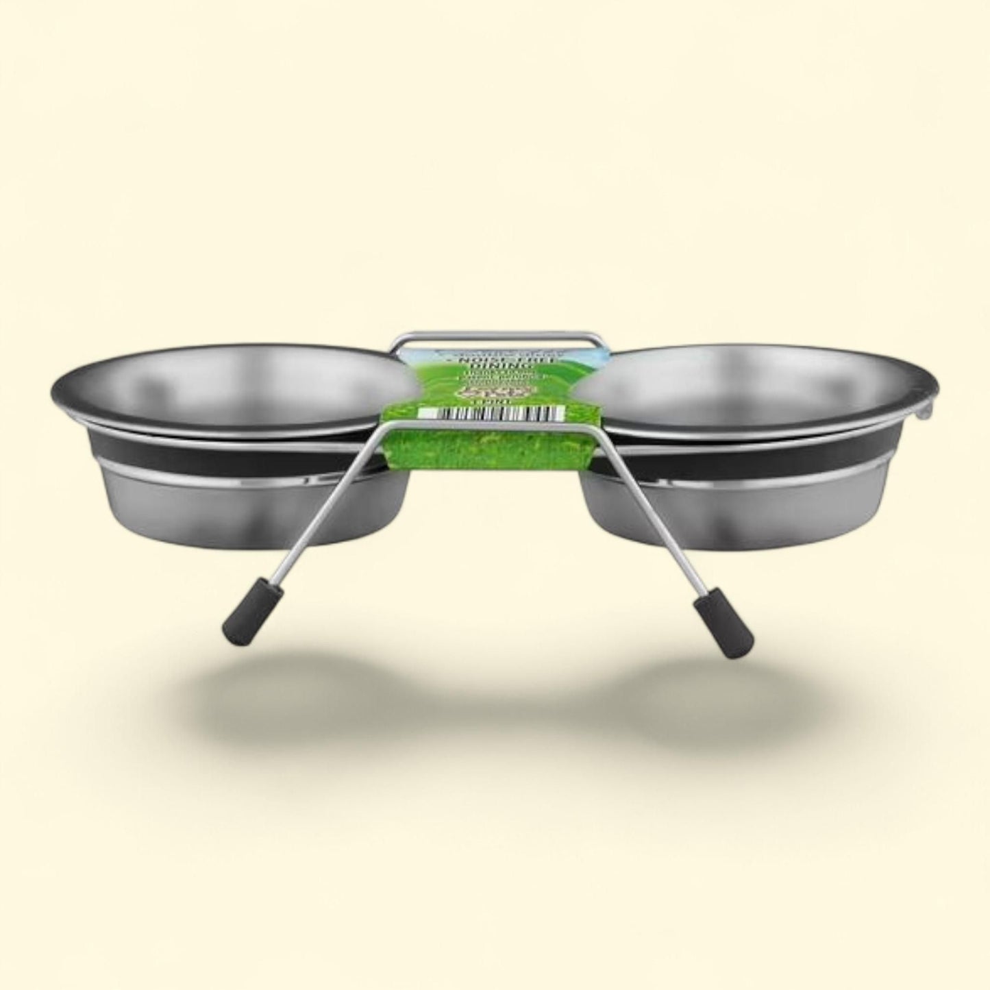 Loving Pets Silent Double Diner Food Bowl, Cat and Dog