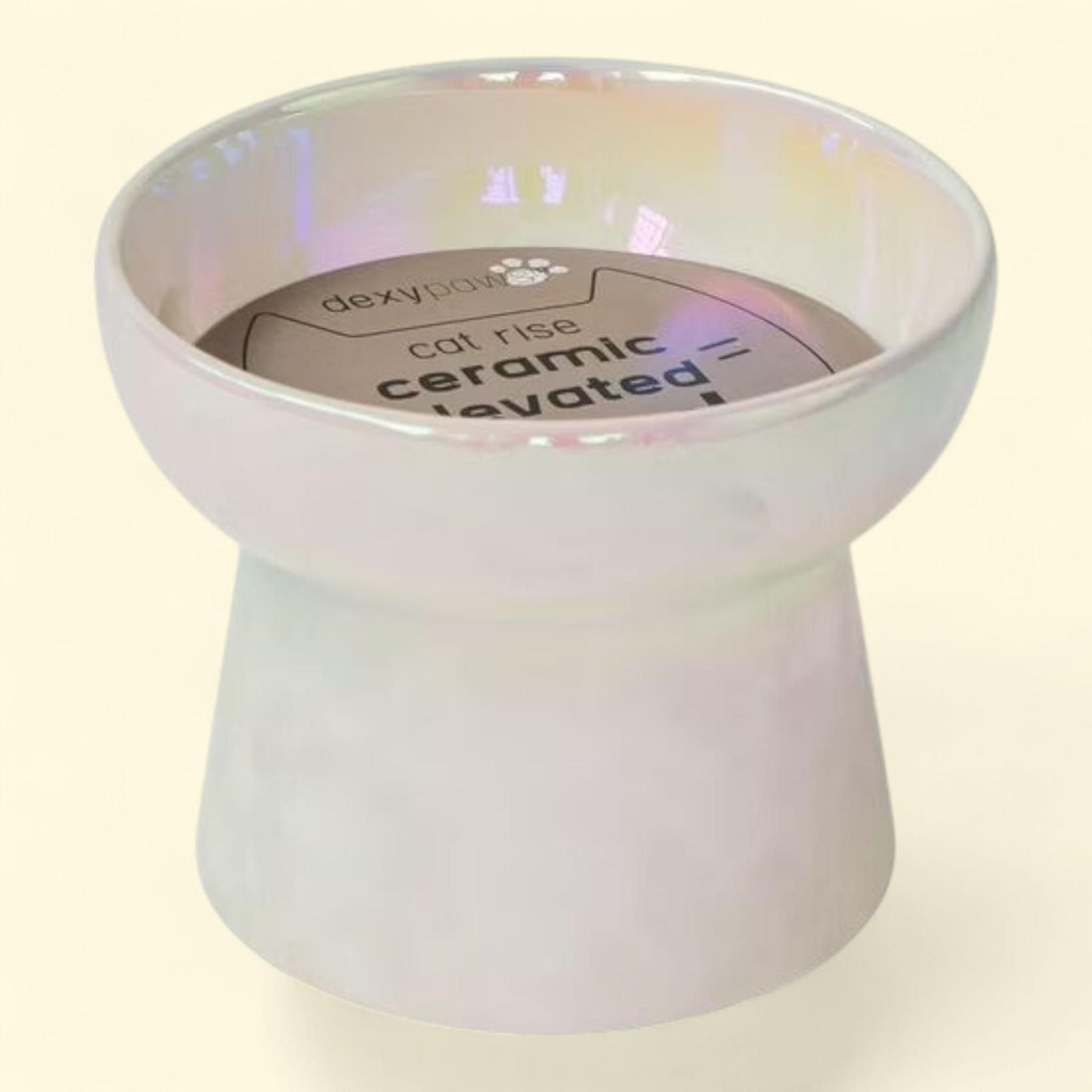 Dexypaws Ceramic Bowl for Cats, 7oz