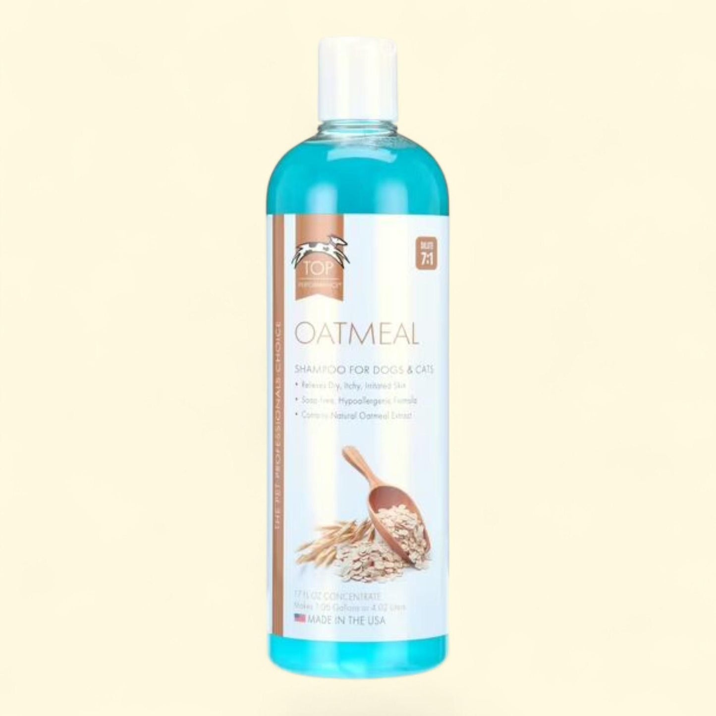 Top Performance Oatmeal Dog and Cat Shampoo, 17oz