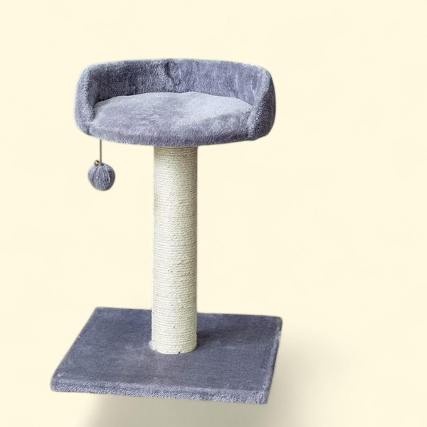 Two by Two Small Cat Tower, Basswood, Height 15.7 in