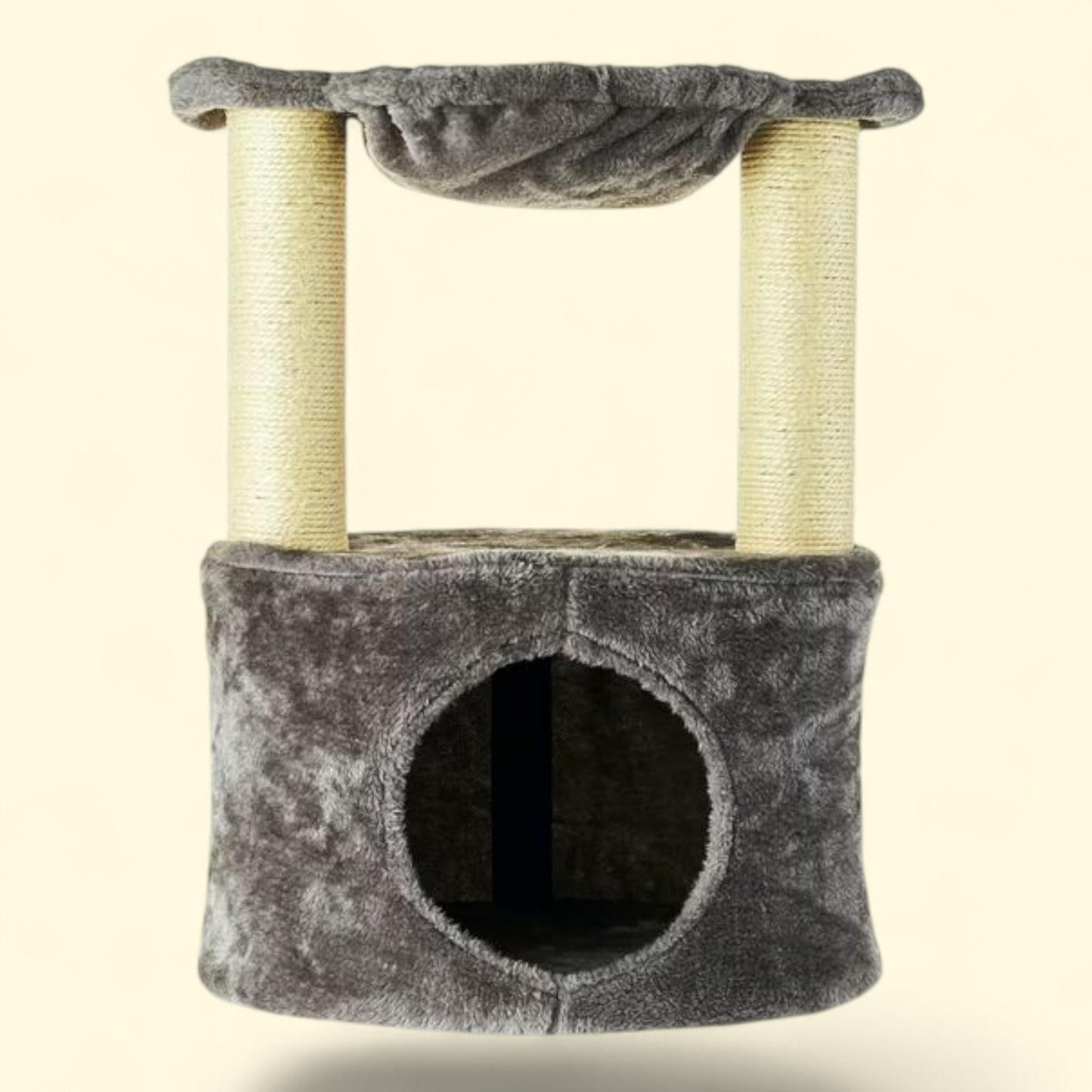 Vibrant Life Cat Condo, Medium, Gray, 20"H