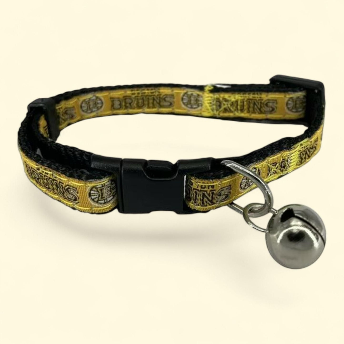 Pets First NHL Boston Bruins Cat Collar, Adjustable, Heavy-duty with Jingle Bell