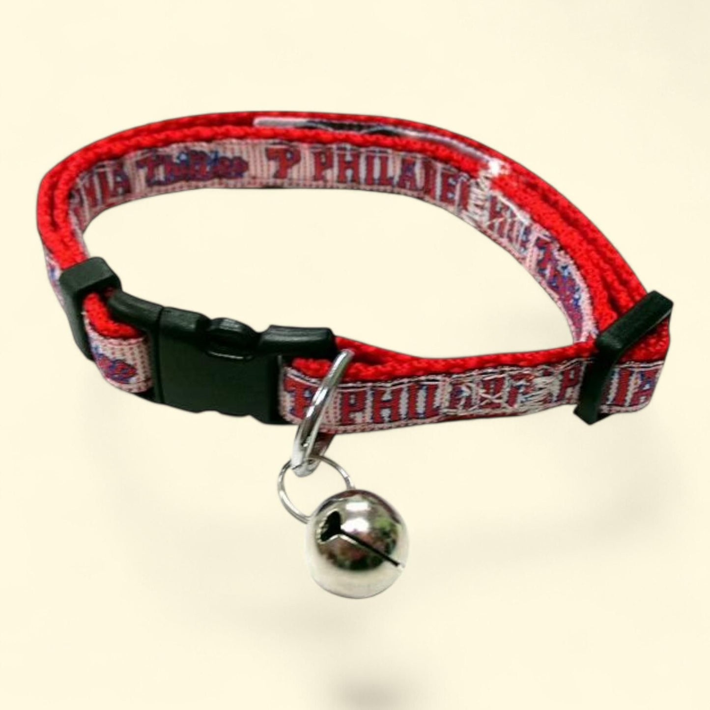 Pets First MLB Philadelphia Phillies Adjustable Cat Collar, Durable Nylon with Jingle Bell, 29 MLB Teams