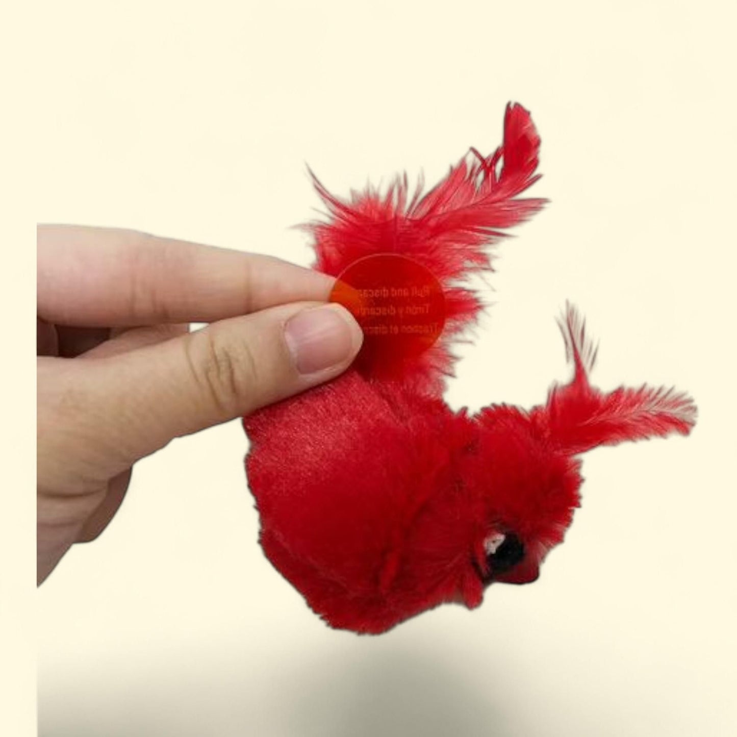 OurPets Play-N-Squeak Real Birds Cat Toys, All Cats, Catnip, 1 Count