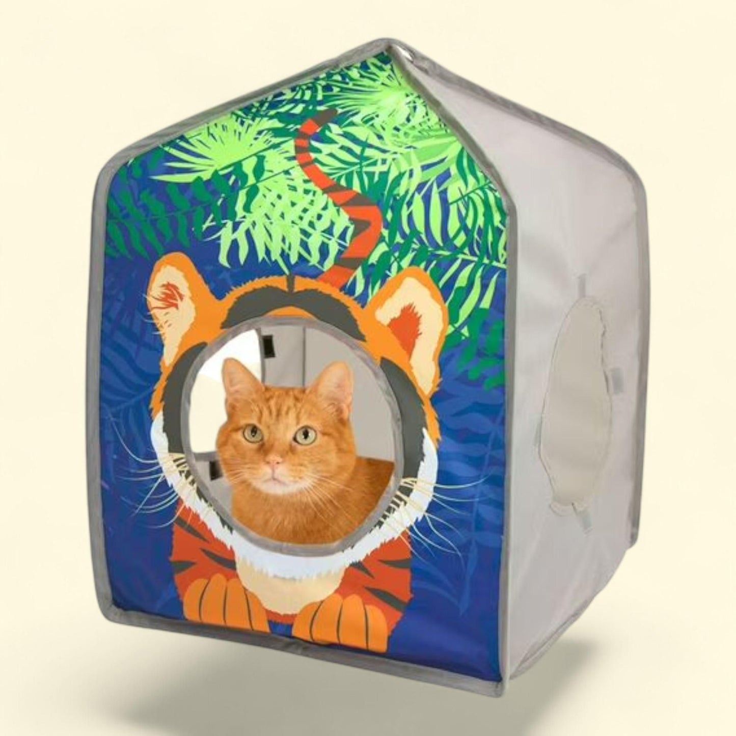 Kitty City Tiger Hut Play House, 1 count