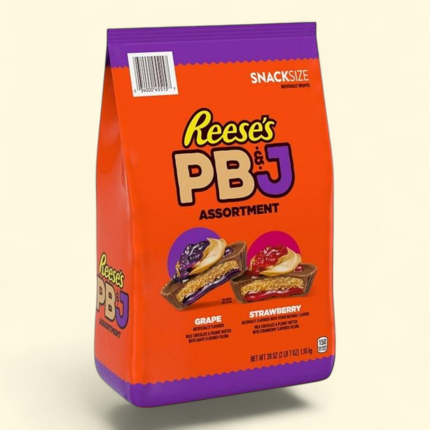 Reese's PB&J Snack Size, 39 oz. — authentic US product shipped worldwide by Treatspree