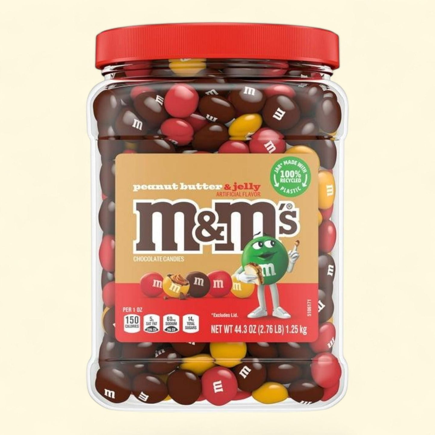 M&M'S Peanut Butter and Jelly Milk Chocolate Candy, 44.3 oz. — authentic US product shipped worldwide by Treatspree
