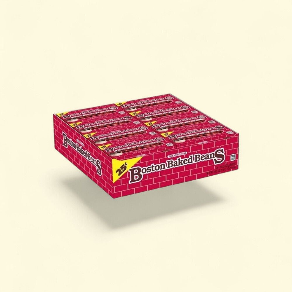 Boston Baked Beans Candies - 24 Count Pack — authentic US product shipped worldwide by Treatspree