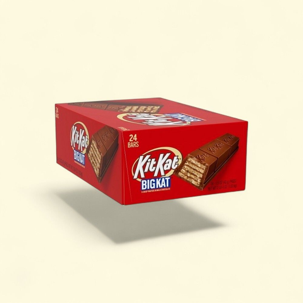 KIT KAT BIG KAT Crisp Wafer in Milk Chocolate Bar, 24 Count — authentic US product shipped worldwide by Treatspree