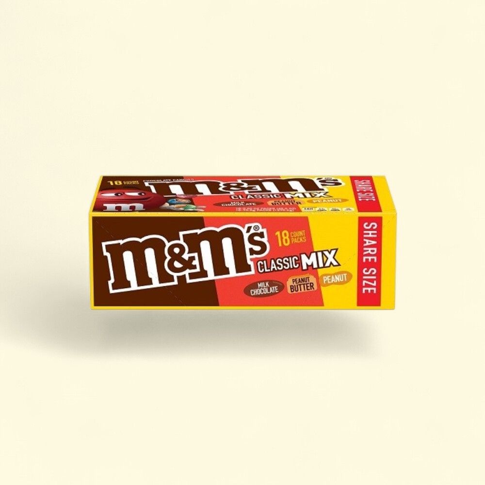 M&M's Classic Mix King Size Chocolate Candies - 18 Count — authentic US product shipped worldwide by Treatspree