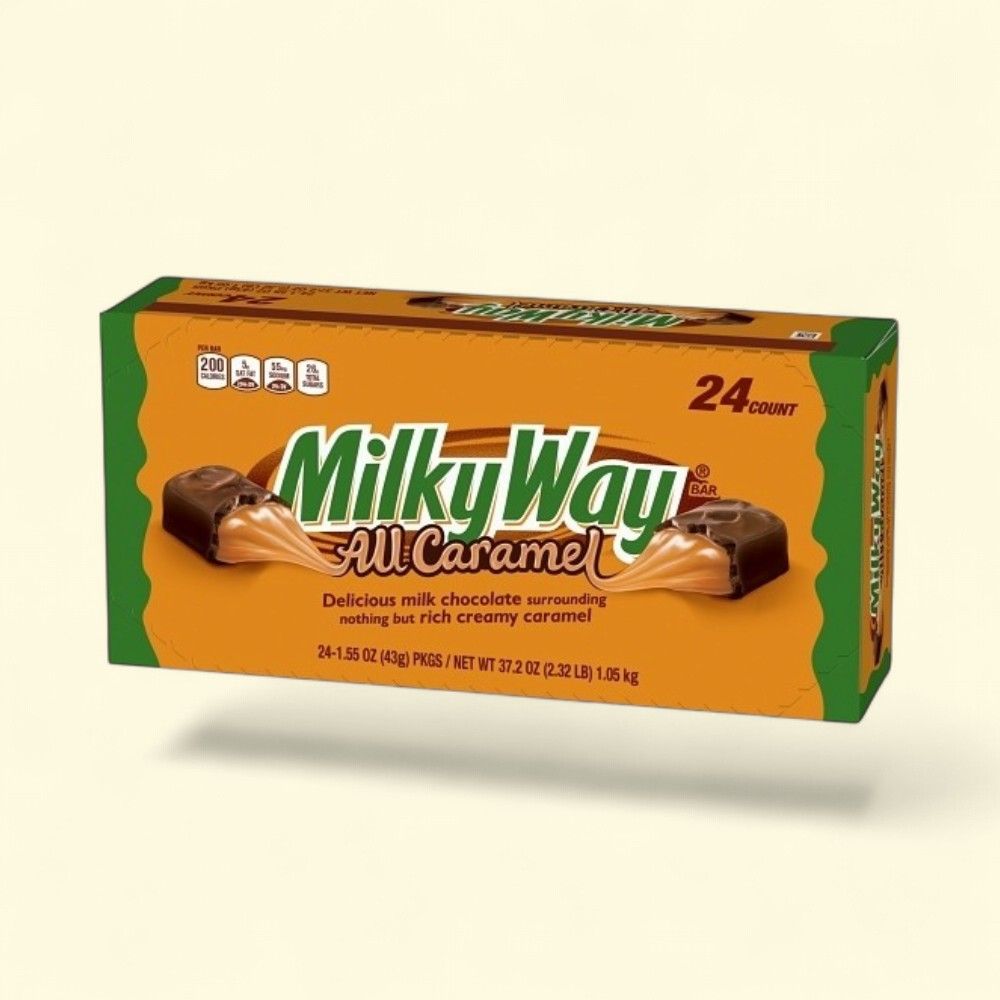 Milky Way All Caramel Bars - 24 Pack — authentic US product shipped worldwide by Treatspree