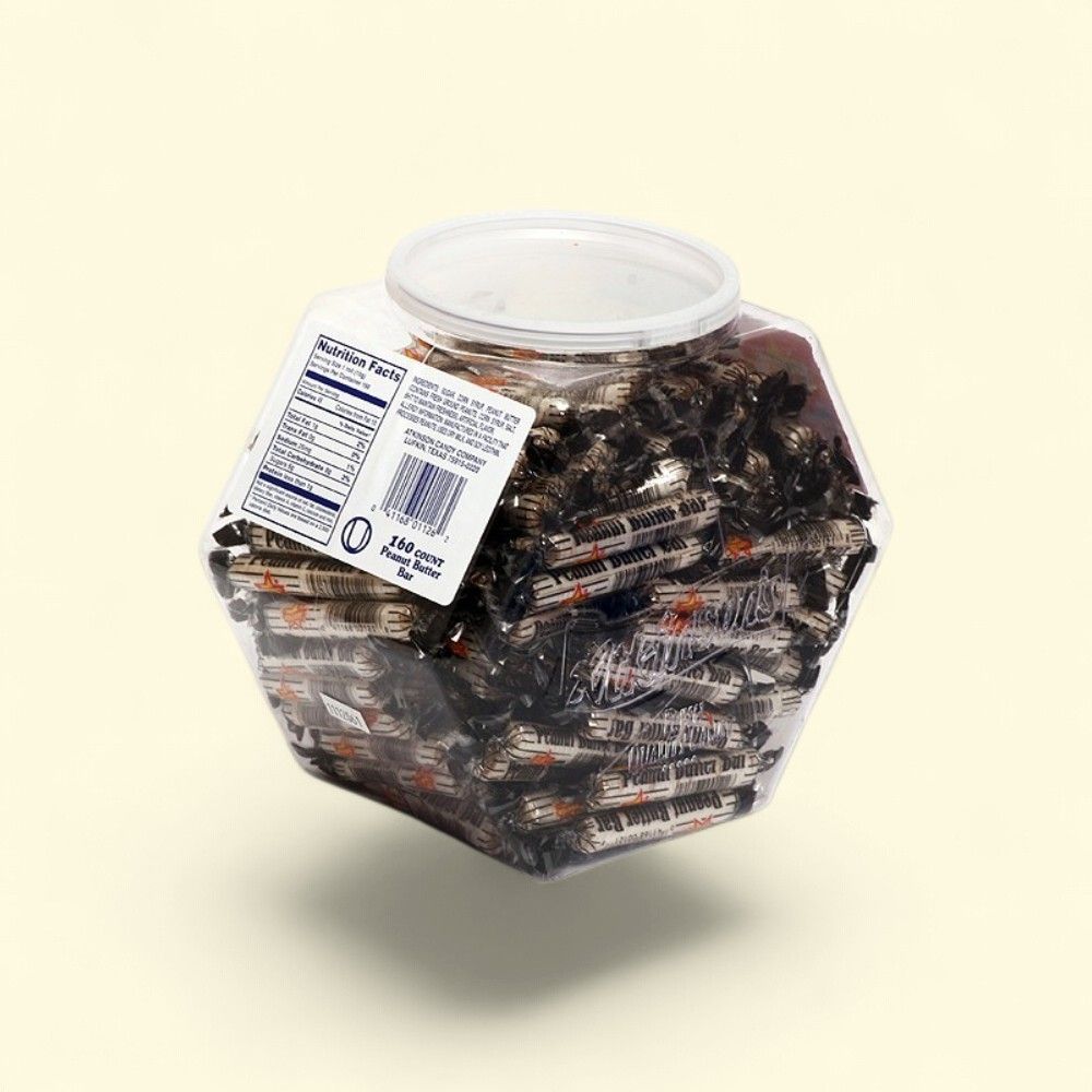 Peanut Butter Bar Jar, 160-Count — authentic US product shipped worldwide by Treatspree