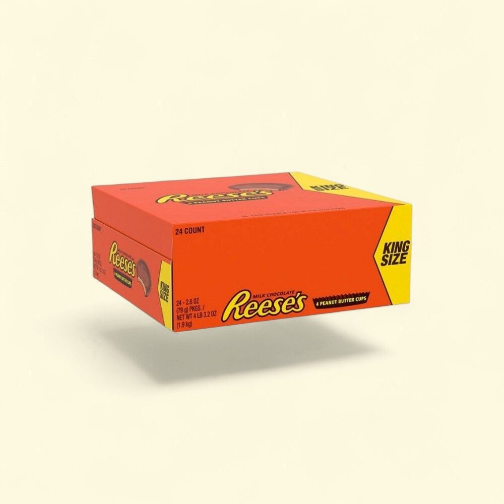 Reese's Peanut Butter Cups King Size, 24 Count — authentic US product shipped worldwide by Treatspree
