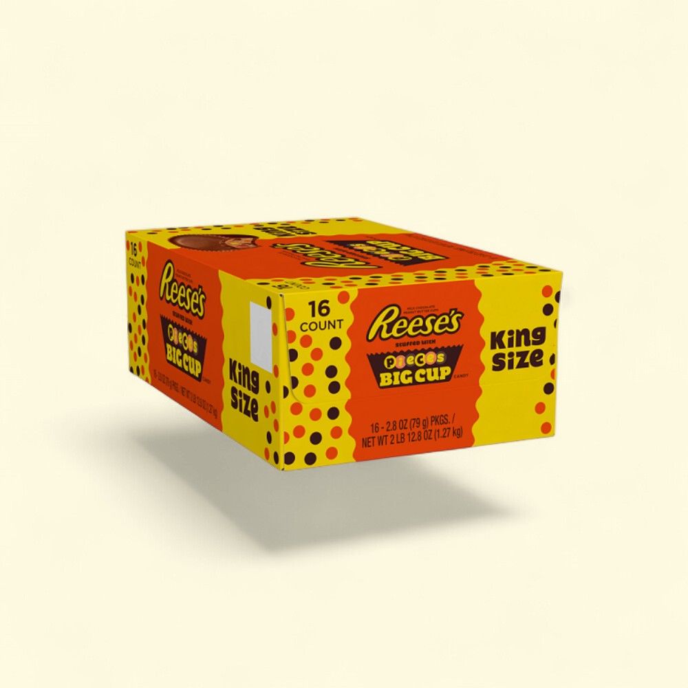 Reese's Peanut Butter Big Cups with Reese's Pieces (16 Count) — authentic US product shipped worldwide by Treatspree
