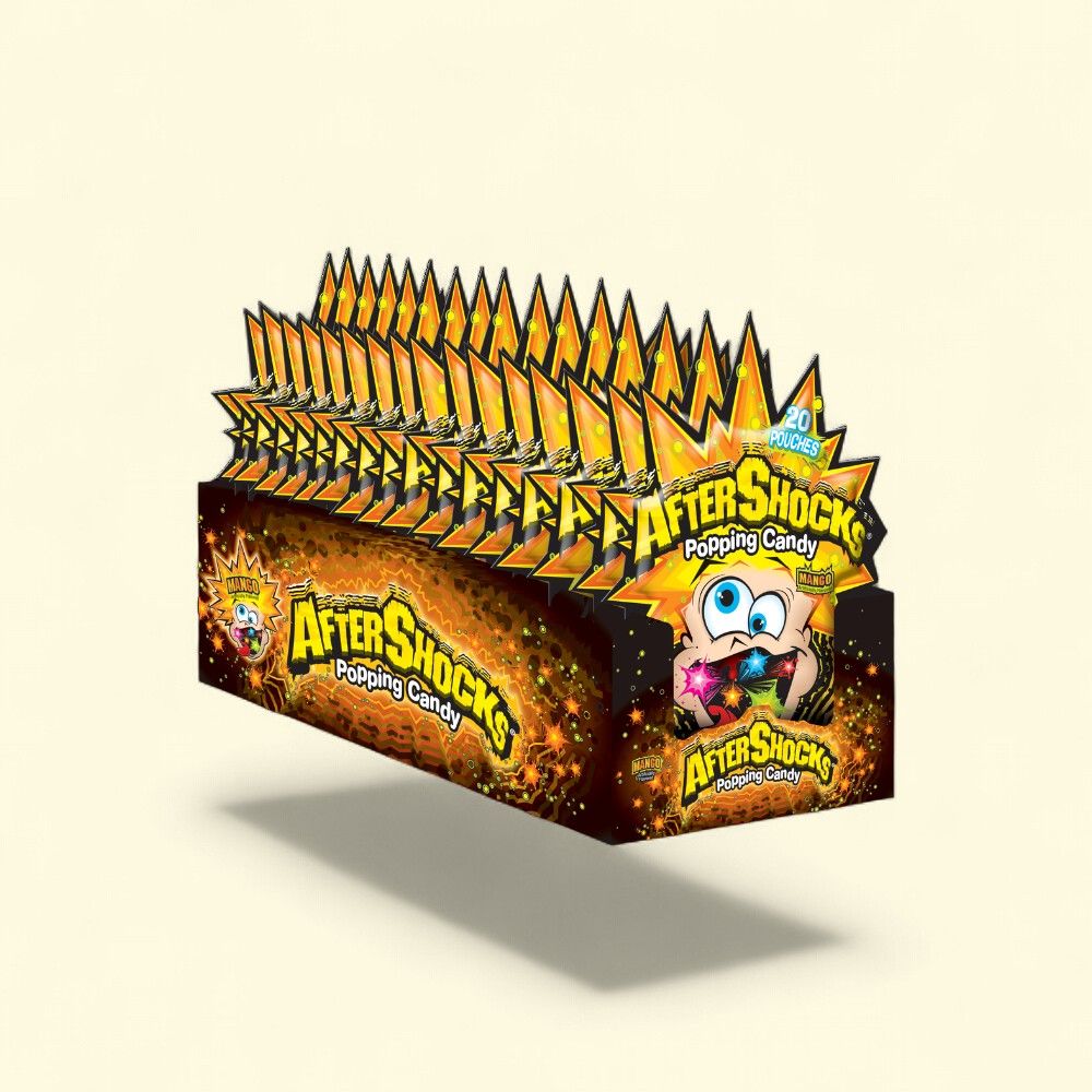 Aftershocks Mango Popping Candy, 16 Count — authentic US product shipped worldwide by Treatspree