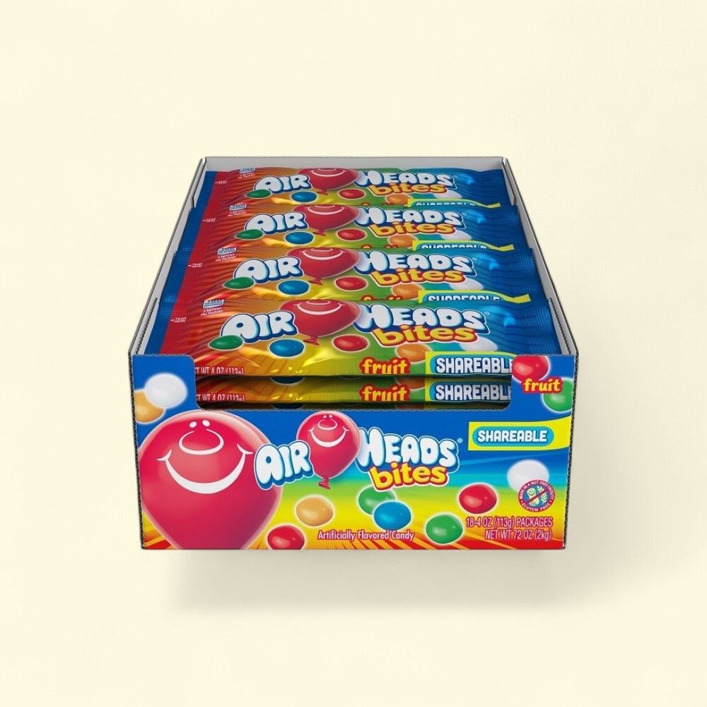 Air Heads Bites Candy Share Pack, 4oz (113g) — authentic US product shipped worldwide by Treatspree