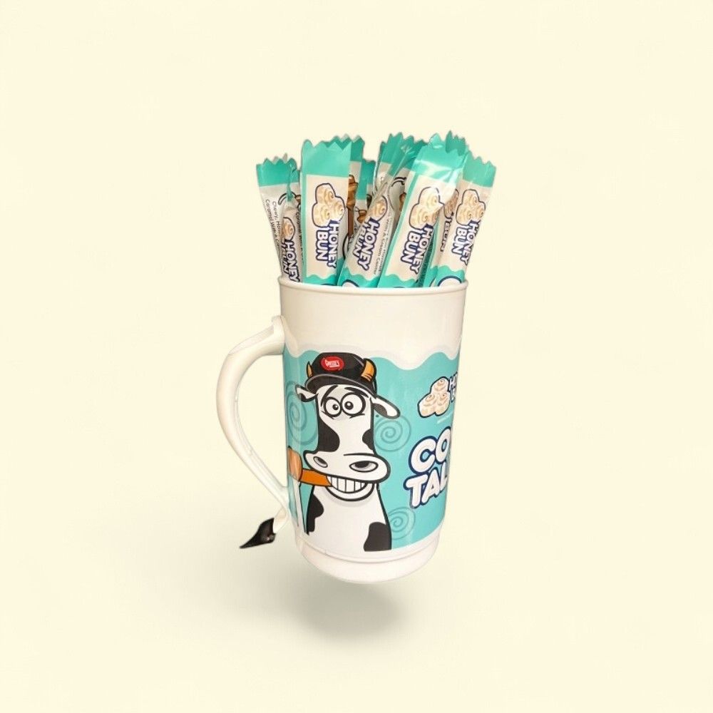 Cow Tales Honey Bun Candy Chews - 100 Count Tumbler — authentic US product shipped worldwide by Treatspree