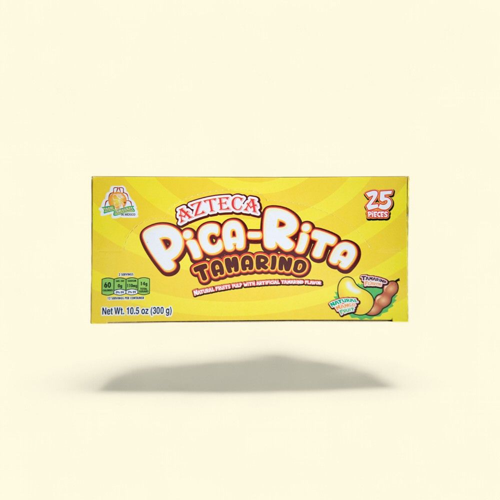 El Azteca Pica-Rita Tamarind Pulp Candy - 25 Pieces — authentic US product shipped worldwide by Treatspree