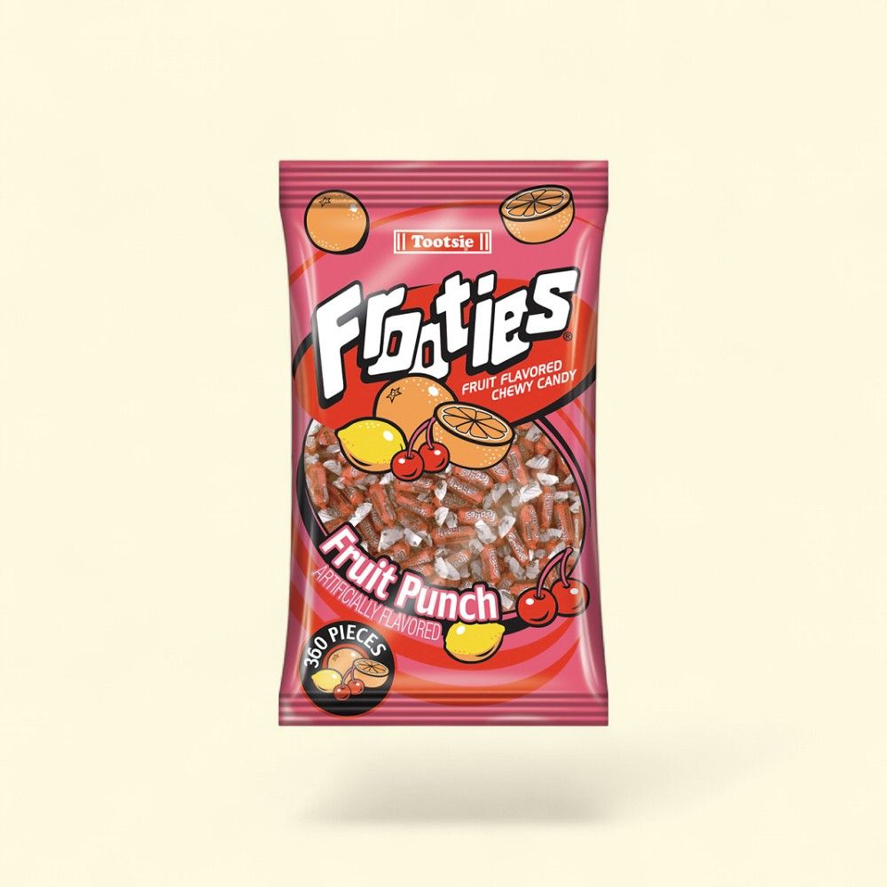 Frooties Fruit Punch Chewy Candy, 360-Count Bag (38.8 oz) — authentic US product shipped worldwide by Treatspree