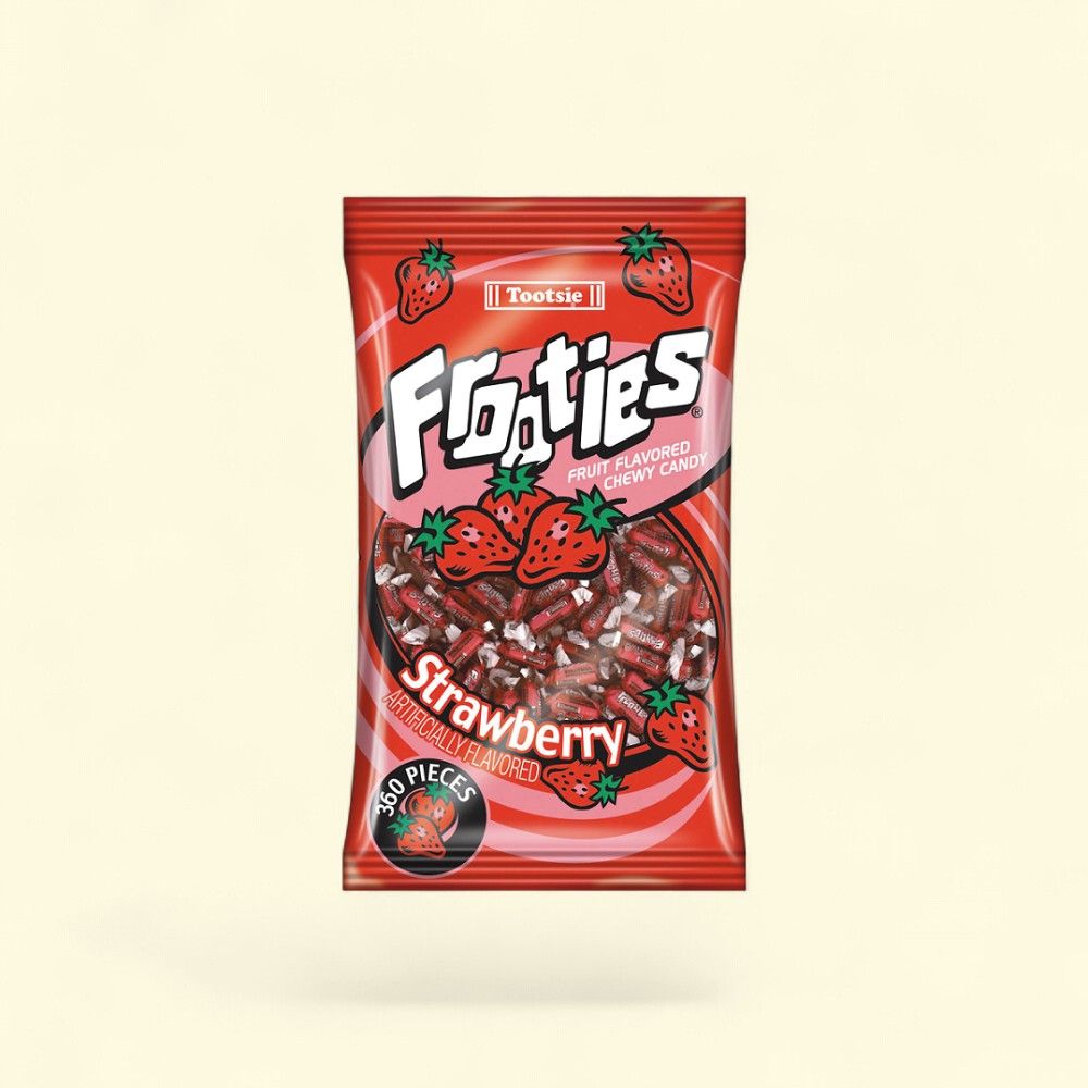 Frooties Strawberry Chewy Candy, 360 Count — authentic US product shipped worldwide by Treatspree