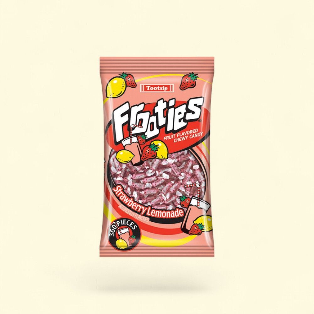Frooties Strawberry Lemonade Chewy Candies - 360 Count, 38.8 oz Bag — authentic US product shipped worldwide by Treatspree