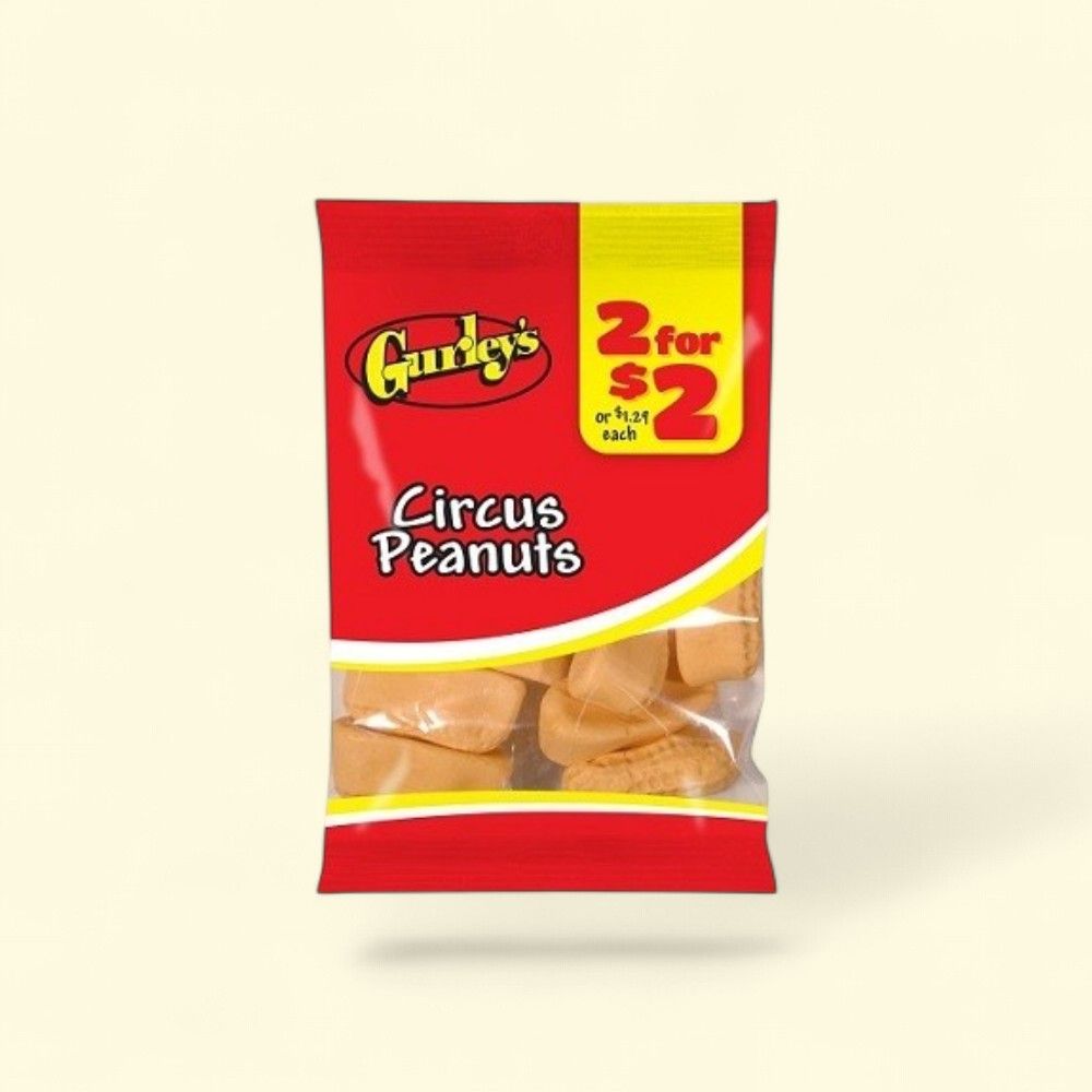 Gurley's Circus Peanuts Banana Candy, 12-Count — authentic US product shipped worldwide by Treatspree