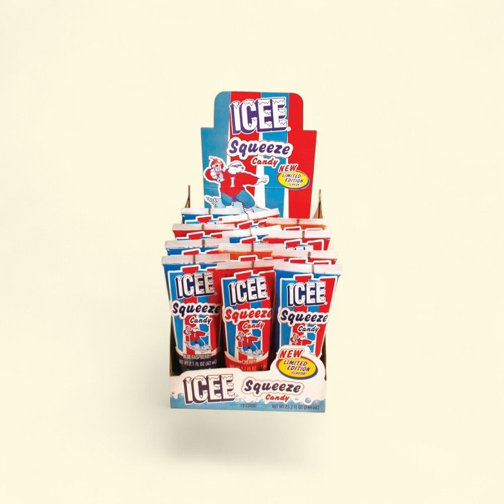 ICEE Squeeze Candy Assortment (12-Count) — authentic US product shipped worldwide by Treatspree