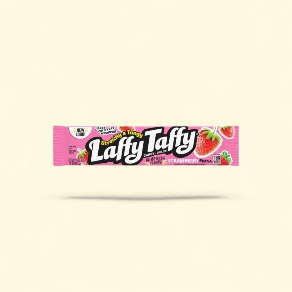 Laffy Taffy Strawberry Tangy Candy (24 Count) — authentic US product shipped worldwide by Treatspree