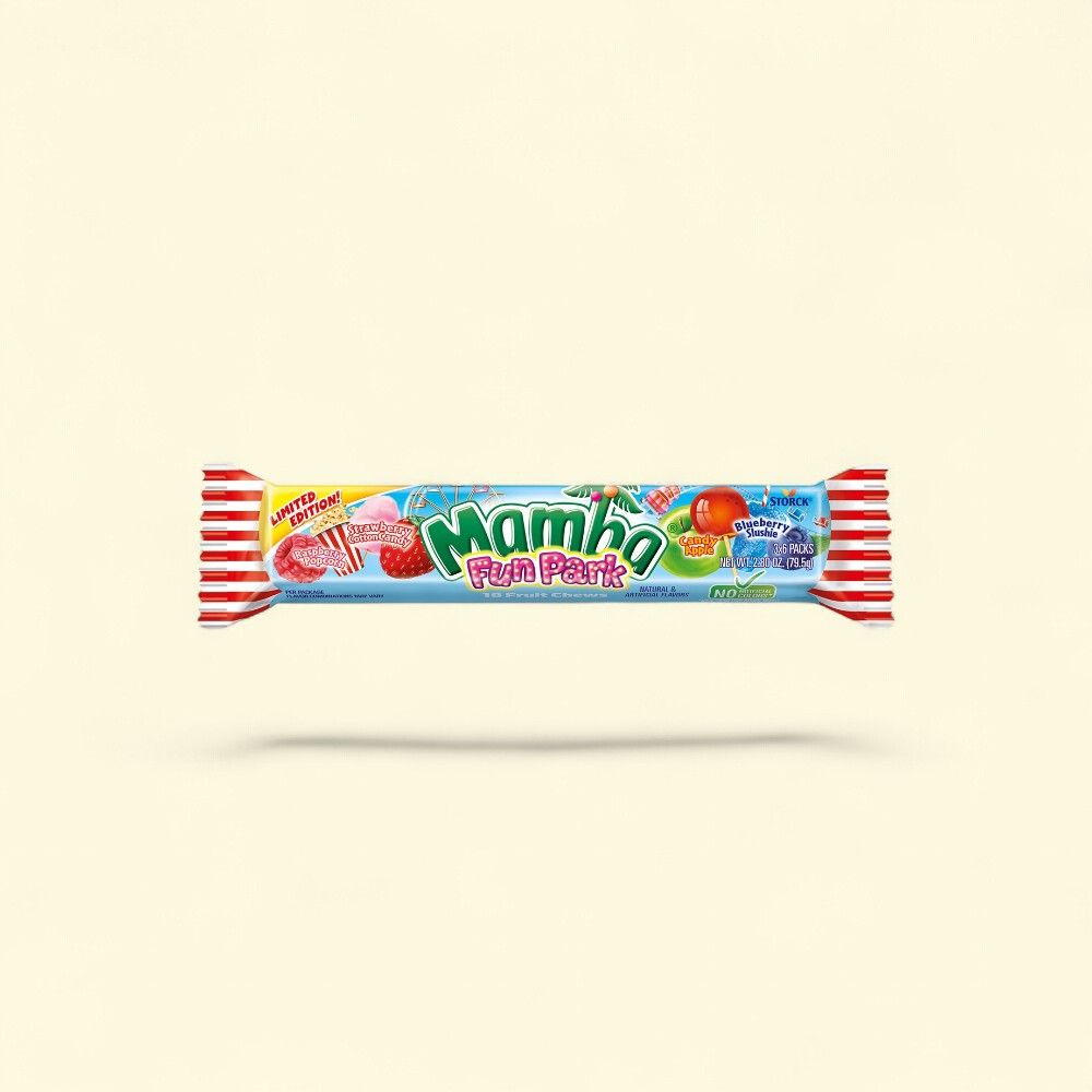 Mamba Fun Park Fruit Chews Candy - 24 Count, 2.80 oz — authentic US product shipped worldwide by Treatspree
