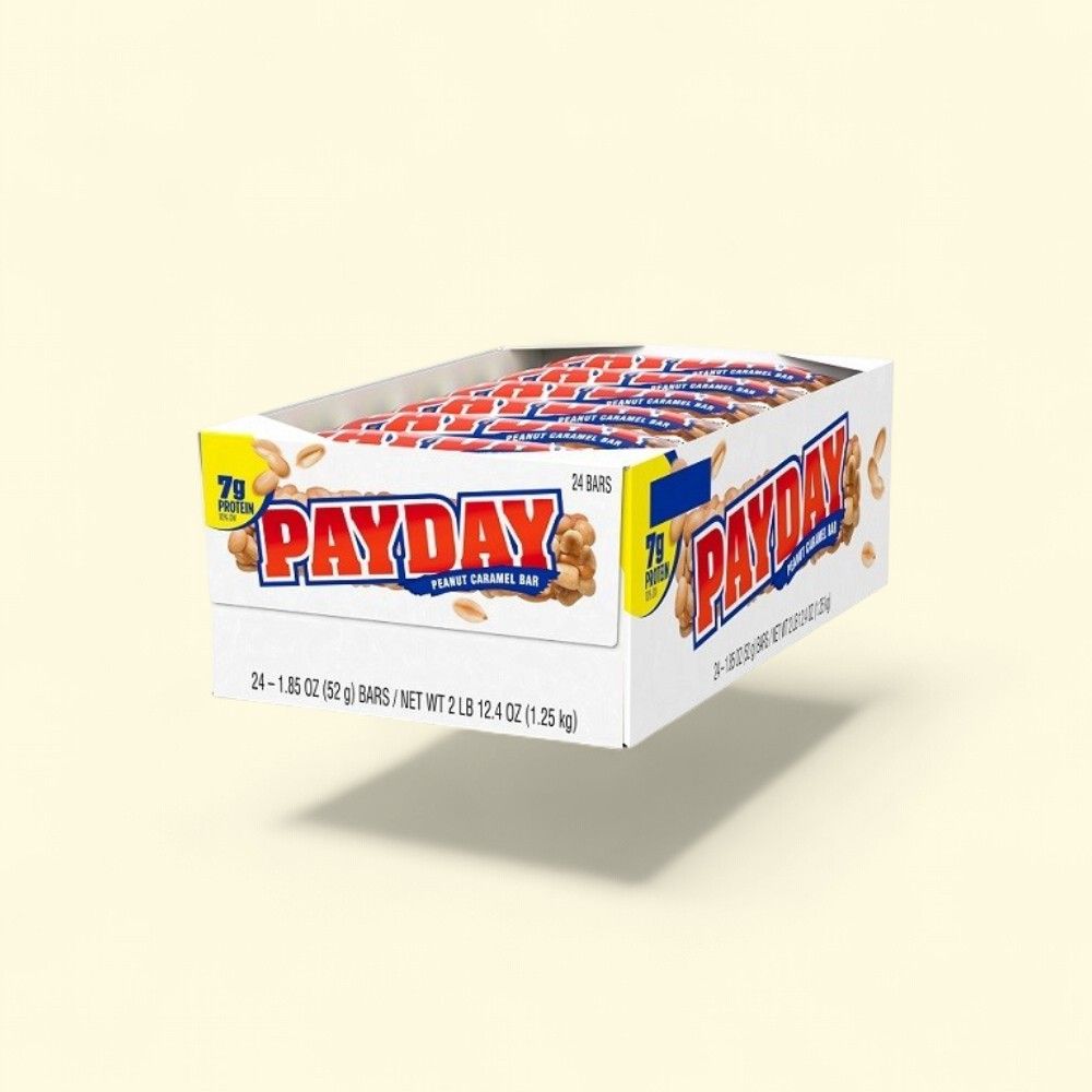Pay Day Peanut Caramel Candy Bars, 24-Count — authentic US product shipped worldwide by Treatspree